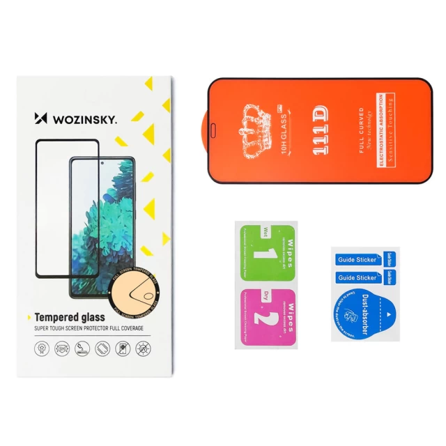 Захисне скло Wozinsky Full Glue для Xiaomi Mi Band 8 Black (9145576281451)