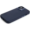 Чехол Decoded Leather Back Cover для iPhone 14 Plus Navy with MagSafe (D23IPO14MBC1NY)