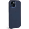 Чехол Decoded Leather Back Cover для iPhone 14 Plus Navy with MagSafe (D23IPO14MBC1NY)