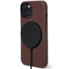 Чехол Decoded Leather Back Cover для iPhone 14 Plus Chocolate Brown with MagSafe (D23IPO14MBC1CHB)