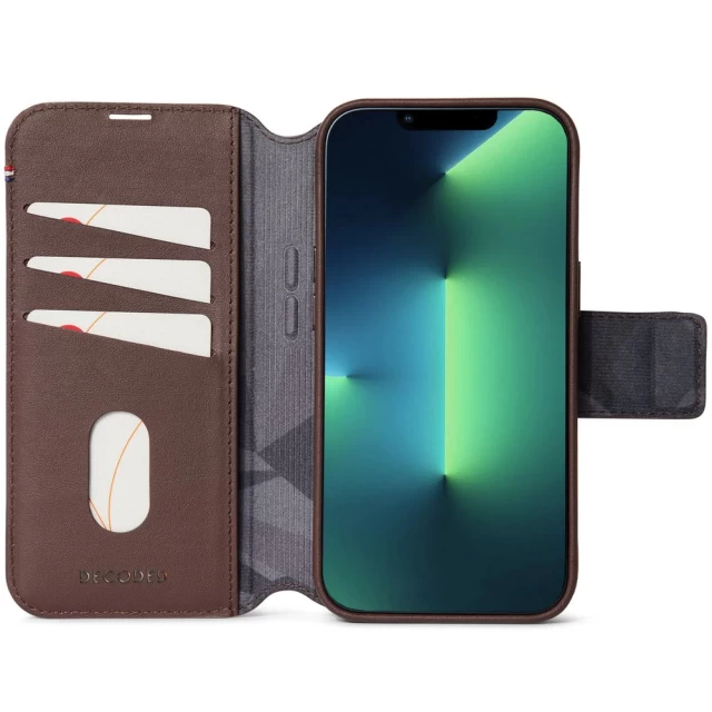 Чохол-книжка Decoded Detachable Wallet для iPhone 14 Plus Brown with MagSafe (D23IPO14MDW5CHB)