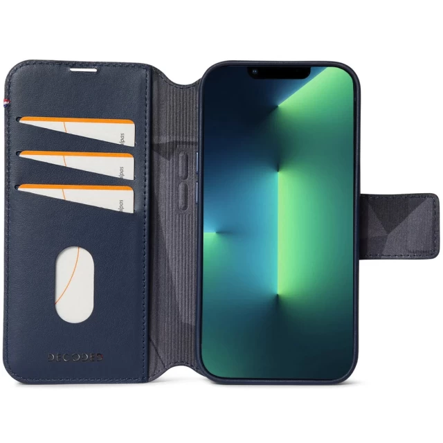Чохол-книжка Decoded Detachable Wallet для iPhone 14 Plus Navy with MagSafe (D23IPO14MDW5NY)