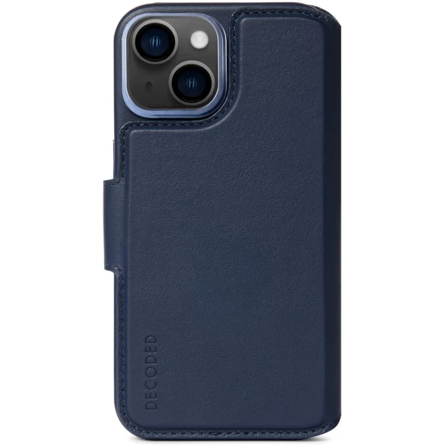 Чехол-книжка Decoded Detachable Wallet для iPhone 14 Plus Navy with MagSafe (D23IPO14MDW5NY)