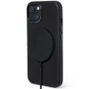 Чохол Decoded Leather Back Cover для iPhone 14 Plus Black with MagSafe (D23IPO14MBC1BK)