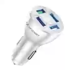 Автомобільний зарядний пристрій Wozinsky 4x USB-A 50W White (WCCAW)