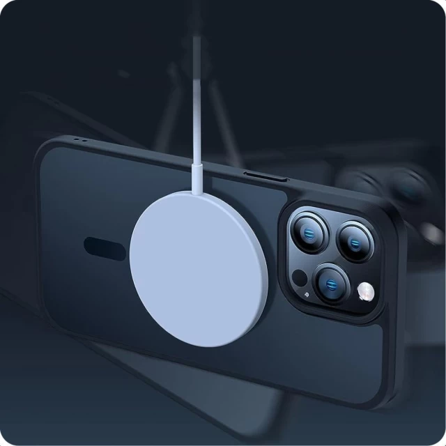 Чехол Tech-Protect MagMat для iPhone 15 Matte Sky Blue with MagSafe (9319456606621)