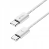 Кабель Tech-Protect UltraBoost Classic USB-C to USB-C 60W 3A 2m White (9319456607130)