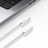 Кабель Tech-Protect UltraBoost Classic USB-C to USB-C 60W 3A 1m White (9319456607116)