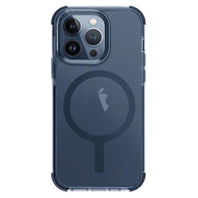 Чехол UNIQ Combat для iPhone 15 Pro Max Smoke Blue with MagSafe (UNIQ-IP6.7P(2023)-COMAFMSBU)