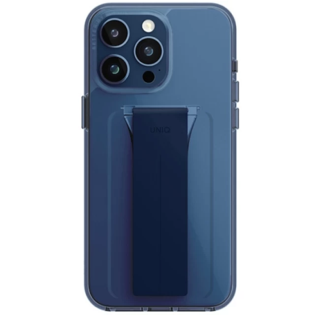 Чехол UNIQ Heldro Mount with Stand для iPhone 15 Pro Ultramarine Deep Blue (UNIQ-IP6.1P(2023)-HELMDBLU)