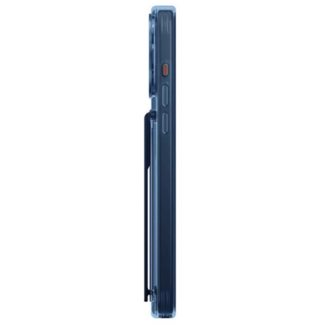 Чехол UNIQ Heldro Mount with Stand для iPhone 15 Pro Ultramarine Deep Blue (UNIQ-IP6.1P(2023)-HELMDBLU)