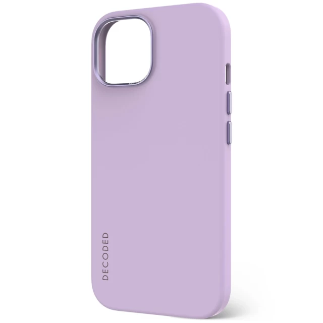 Чехол Decoded Silicone Back Cover для iPhone 15 Lavender with MagSafe (D24IPO15BCS9DR)