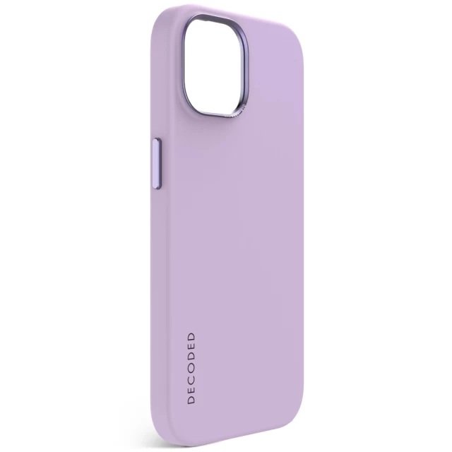 Чохол Decoded Silicone Back Cover для iPhone 15 Lavender with MagSafe (D24IPO15BCS9DR)