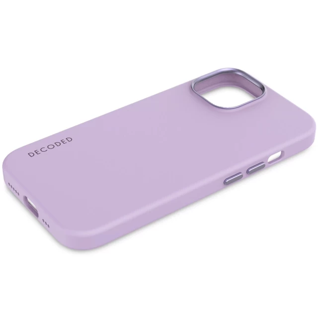 Чохол Decoded Silicone Back Cover для iPhone 15 Lavender with MagSafe (D24IPO15BCS9DR)