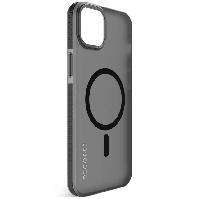 Чехол Decoded Grip Case для iPhone 15 Plus Ice Black with MagSafe (D24IPO15PLBCT2FK)