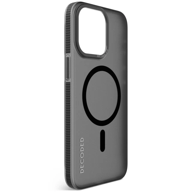 Чехол Decoded Grip Case для iPhone 15 Pro Max Ice Black with MagSafe (D24IPO15PMBCT2FK)