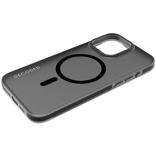 Чохол Decoded Grip Case для iPhone 15 Pro Max Ice Black with MagSafe (D24IPO15PMBCT2FK)