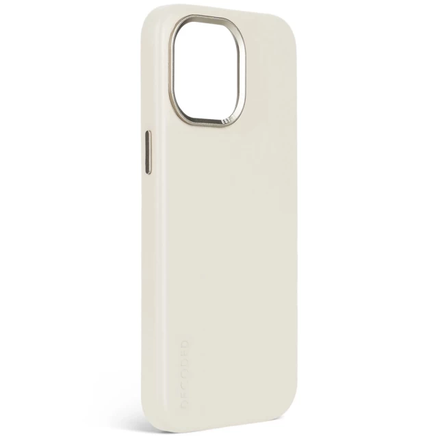Чохол Decoded Leather Back Cover для iPhone 15 Pro Max Clay with MagSafe (D24IPO15PMBC1CY)