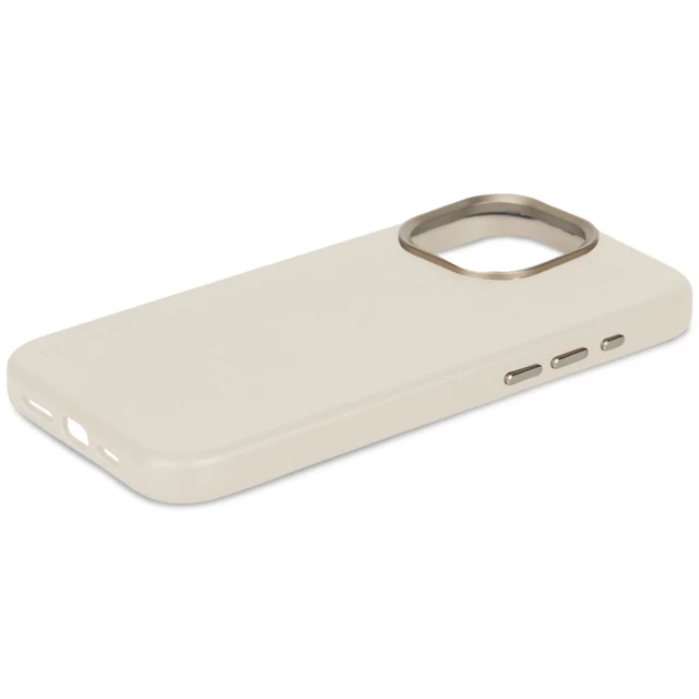 Чохол Decoded Leather Back Cover для iPhone 15 Pro Max Clay with MagSafe (D24IPO15PMBC1CY)