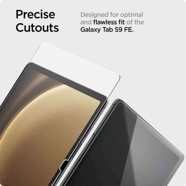 Защитное стекло Spigen Glas.TR Slim для Samsung Galaxy Tab S9 FE 10.9 (X510 | X516B) Clear (AGL07002)