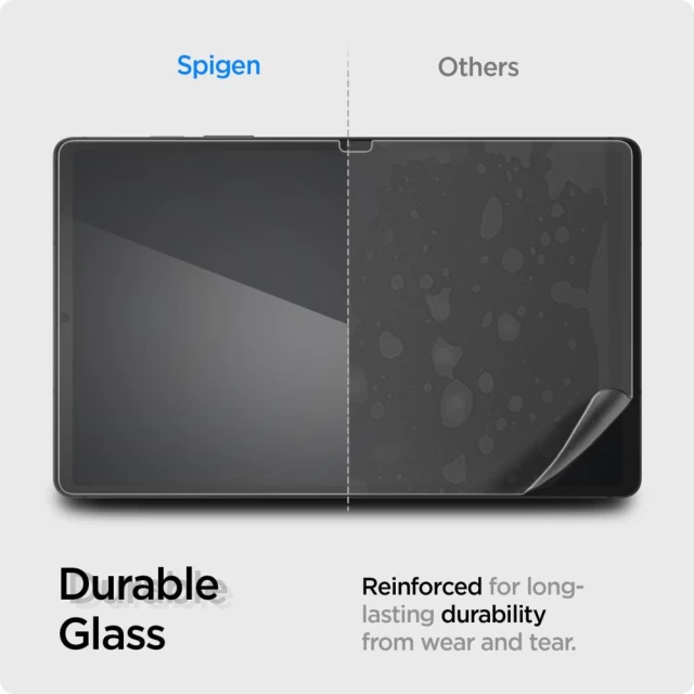 Защитное стекло Spigen Glas.TR Slim для Samsung Galaxy Tab S9 FE 10.9 (X510 | X516B) Clear (AGL07002)