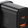 Сетевое зарядное устройство Joyroom Flash Series (UK) USB-A/USB-C 20W Black (JR-TCF05)