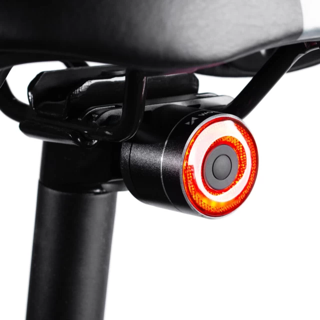 Задний велосипедный фонарь Wozinsky LED USB-C STOP Black (WRBLB3)
