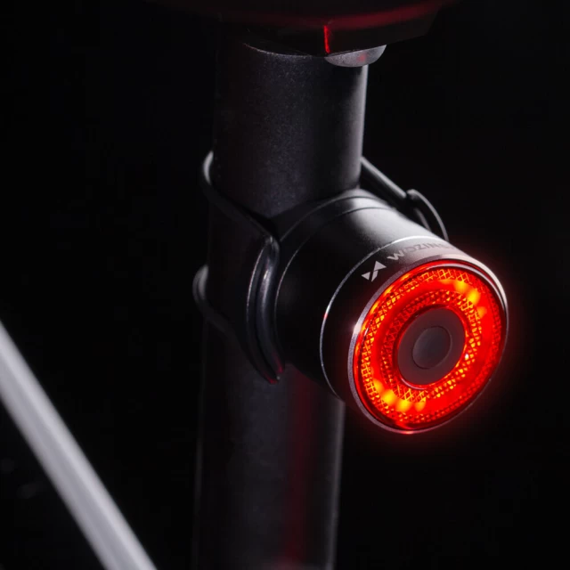 Задний велосипедный фонарь Wozinsky LED USB-C STOP Black (WRBLB3)
