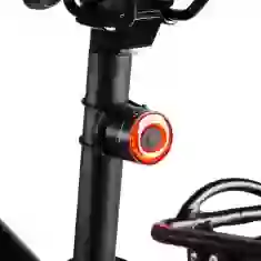 Задній велосипедний ліхтар Wozinsky LED USB-C STOP Black (WRBLB3)