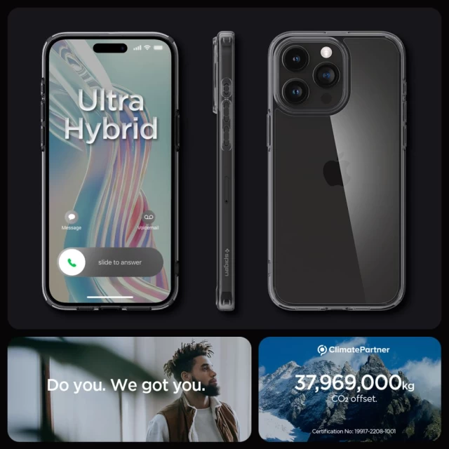 Чохол Spigen Ultra Hybrid для iPhone 15 Pro Space Crystal (ACS07213)