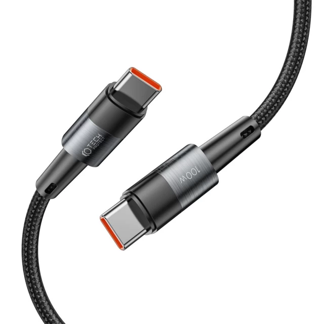 Кабель Tech-Protect UltraBoost USB-C to USB-C 100W 5A 3 m Grey (9319456606058)