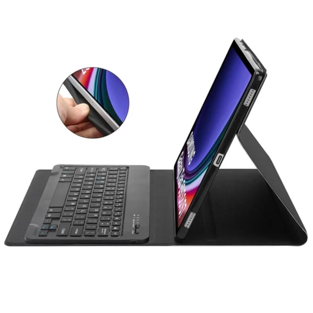 Чехол Tech-Protect SC Pen + Keyboard для Samsung Galaxy Tab S9 FE Plus 12.4 (X610 | X616B) Black (9319456606324)