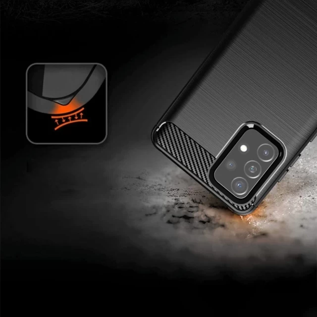 Чехол HRT Carbon Case для Samsung Galaxy M53 5G Black (9145576255155)