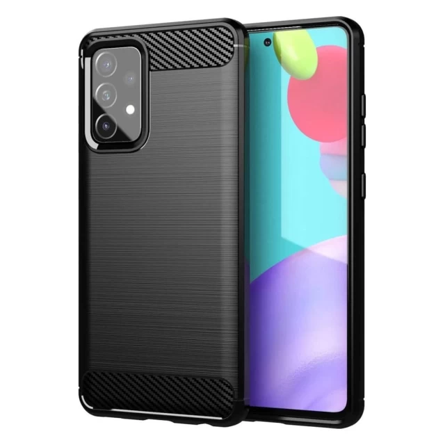 Чохол HRT Carbon Case для Samsung Galaxy M53 5G Black (9145576255155)