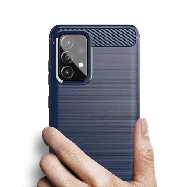 Чехол HRT Carbon Case для Xiaomi Redmi 10C Blue (9145576248959)