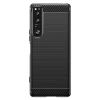 Чехол HRT Carbon Case для Sony Xperia 1 IV Black (9145576267547)