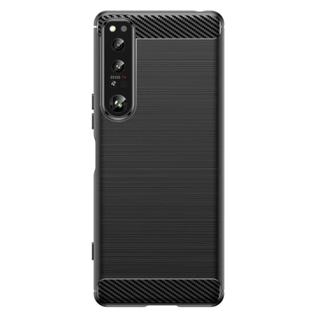 Чохол HRT Carbon Case для Sony Xperia 1 IV Black (9145576267547)