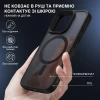 Чохол для iPhone 16 WAVE Matte Insane Case with Magnetic Ring Black