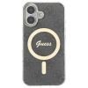 Чохол Guess IML 4G для iPhone 16 Black with MagSafe (GUHMP16SH4STK)