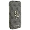 Чохол-книжка Guess 4G Big Metal Logo для iPhone 16 Plus Brown (GUBKP16M4GMGBR)