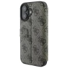 Чохол-книжка Guess 4G Big Metal Logo для iPhone 16 Plus Brown (GUBKP16M4GMGBR)