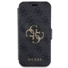 Чехол-книжка Guess 4G Big Metal Logo для iPhone 16 Pro Black (GUBKP16L4GMGGR)