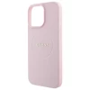 Чехол Guess Grained Gold Ring для iPhone 16 Pro Pink with MagSafe (GUHMP16LPGHSMMP)