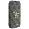 Чохол-книжка Guess 4G Big Metal Logo для iPhone 16 Pro Brown (GUBKP16L4GMGBR)