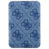 Портативний зарядний пристрій Guess 4G Leather Metal Logo 15W 5000mAh Blue with MagSafe (GUPB5FP4EMGB)