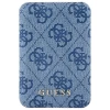 Портативний зарядний пристрій Guess 4G Leather Metal Logo 15W 5000mAh Blue with MagSafe (GUPB5FP4EMGB)