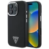 Чохол Guess Grained Triangle для iPhone 16 Pro Black with MagSafe (GUHMP16LPGTSPSK)