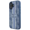 Чохол Guess 4G Printed Stripes для iPhone 16 Blue with MagSafe (GUHMP16SP4RPSB)