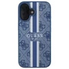 Чохол Guess 4G Printed Stripes для iPhone 16 Blue with MagSafe (GUHMP16SP4RPSB)