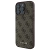 Чохол Guess 4G Metal Gold Logo для iPhone 16 Pro Max Brown (GUHCP16XG4GFBR)